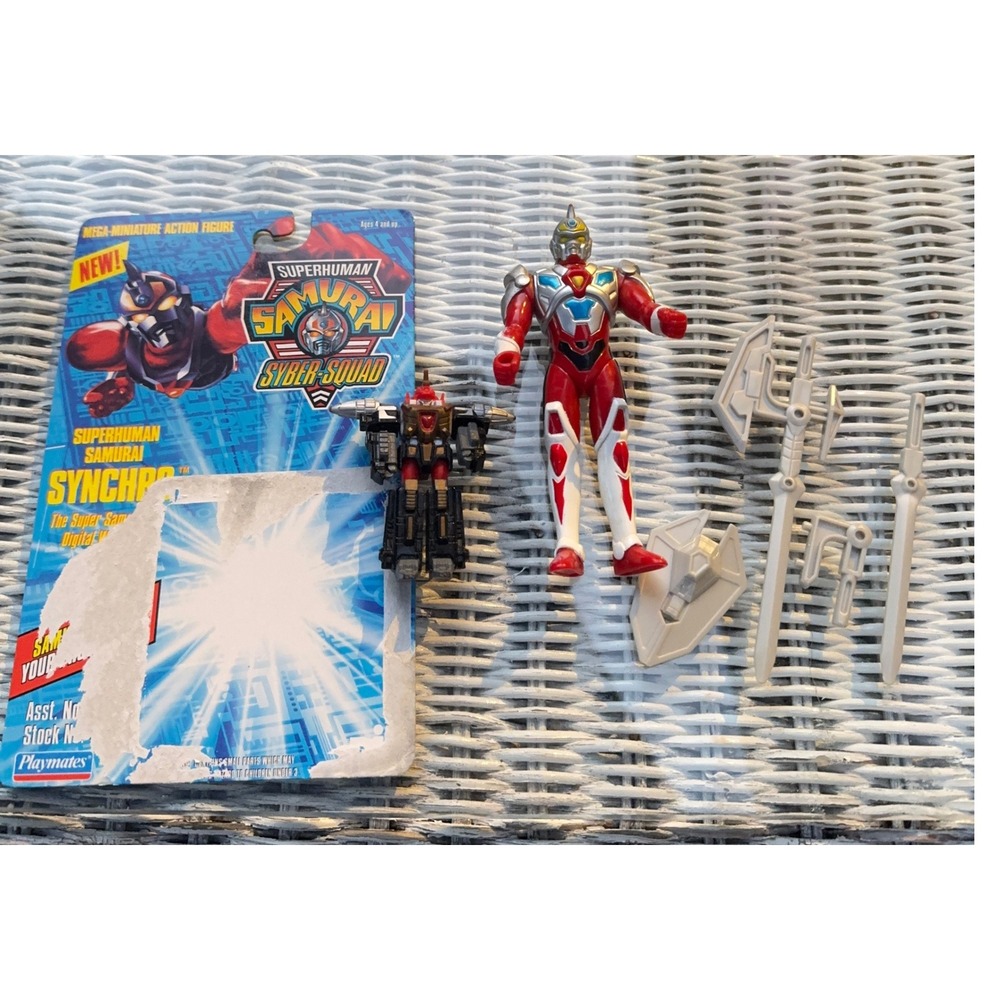 Playmates Superhuman Samurai Syber-Squad Servo and Synchro Action Figure